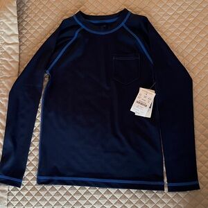 NWT!!  Crewcuts Navy Long Sleeve Rash guard